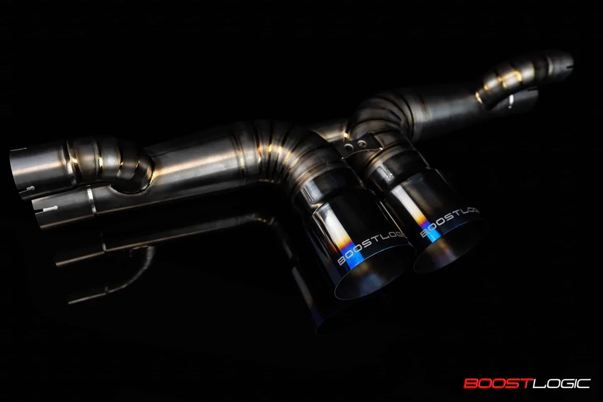 Boost Logic Titanium Center Muffler for Porsche 991 GT3